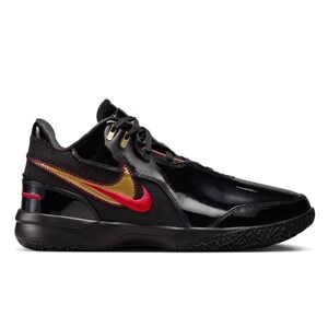 Nike Zoom LeBron NXXT Gen AMPD Men's Size 10 Black Metallic Gold Red FJ1566-001